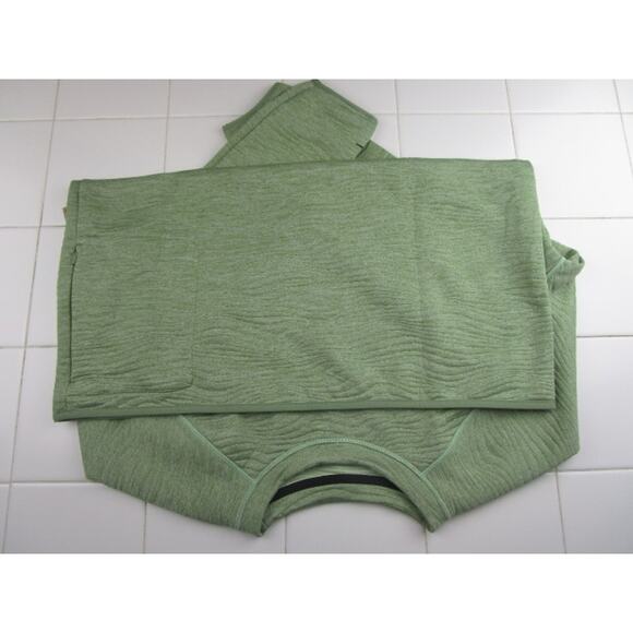 Nike Tour Dri Fit Golf Crew Quilted Sweatshirt Green Men's Large FD5835-386 - Picture 5 of 5